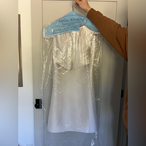 Bridal Corset and Skirt Two Piece Set with Chiffon Scarf - Picture 9 of 11